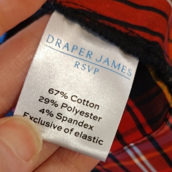 Draper James plaid square neck dress - Picture 3 of 4